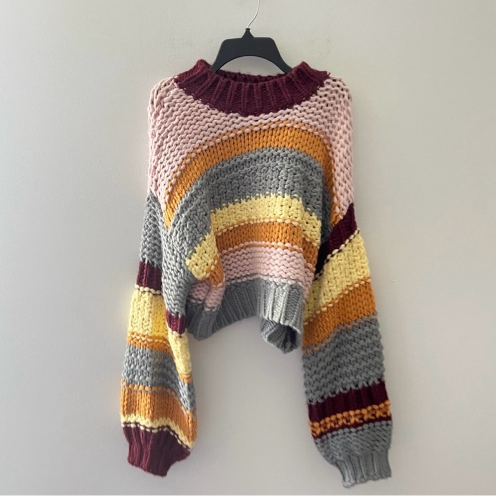 Yellow the Label Knit Sweater